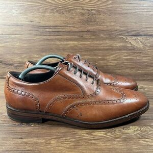 Cole Haan Brown Leather Wingtips Dress Shoes Men’s Size 10.5 Oxfords